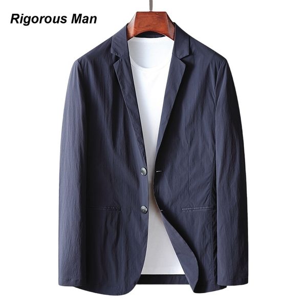 men's suits blazers brand grade casual blazers for men spring summer micro-wrinkled thin style solid color single-breasted sun protecti, White;black
men's suits blazers brand grade casual blazers for men spring summer micro-wrinkled thin style solid color single-breasted sun protecti, White;black