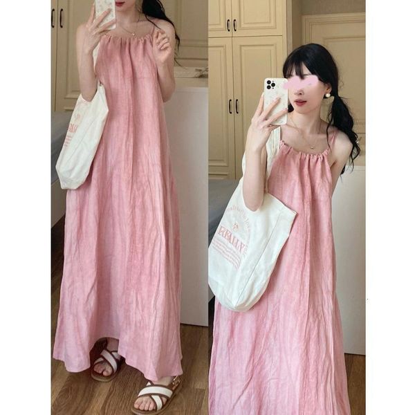 urban dresses halo dyed pink suspender dress women summer loose large swing skirt pleated sleeveless long skirt 230807, White;black
urban dresses halo dyed pink suspender dress women summer loose large swing skirt pleated sleeveless long skirt 230807, White;black
