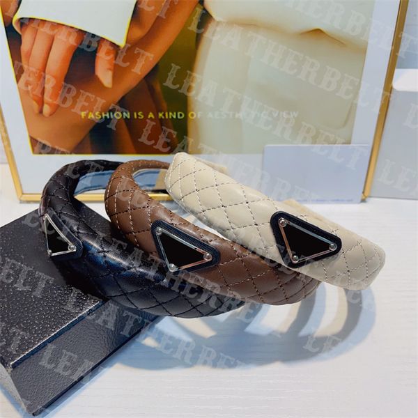 luxury leather headbands triangle badge elastic hair hoop womend designer leather hair band fashion headdress, Silver
luxury leather headbands triangle badge elastic hair hoop womend designer leather hair band fashion headdress, Silver