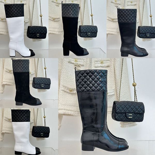 2023 designer luxury vintage round toe thigh-high boots womens genuine leather upper catwalk diamond boot lady fashion chunky high-heeled co, Black
2023 designer luxury vintage round toe thigh-high boots womens genuine leather upper catwalk diamond boot lady fashion chunky high-heeled co, Black