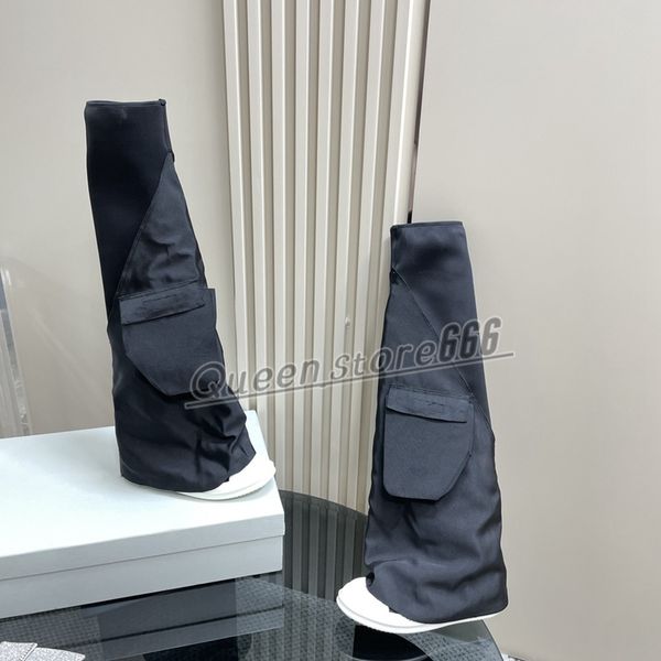 rick designer pocket boot double legs bottes over the knee thigh high jumpsuit spliced long legged pants booties for womens flat platform ca, Black
rick designer pocket boot double legs bottes over the knee thigh high jumpsuit spliced long legged pants booties for womens flat platform ca, Black