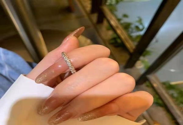 luxurys designer women039s ring with clear polygonal lettering fine workmanship and full personality engagement jewelry box 8549218, Silver
luxurys designer women039s ring with clear polygonal lettering fine workmanship and full personality engagement jewelry box 8549218, Silver