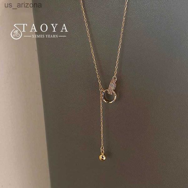 2023 new design circle buckle pendant gold color necklace european and american fashion jewelry for womens luxury accessories l230620, Silver
2023 new design circle buckle pendant gold color necklace european and american fashion jewelry for womens luxury accessories l230620, Silver