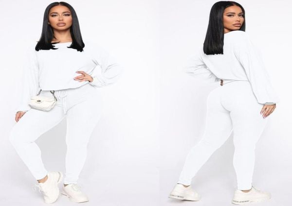 autumn women solid 2 piece set tracksuit o neck long sleeve t shirt crop pants skinny legging suits fashion female clothing x02264907, Gray
autumn women solid 2 piece set tracksuit o neck long sleeve t shirt crop pants skinny legging suits fashion female clothing x02264907, Gray