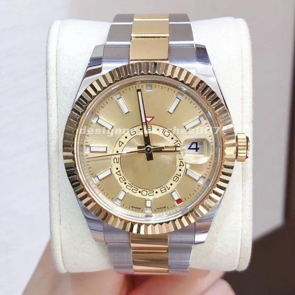 2023 designer u1 navy st9 steel mens watches blue gmt automatic movement small dial sapphire calendar 42mm watch stainless sky wristwatches, Slivery;brown
2023 designer u1 navy st9 steel mens watches blue gmt automatic movement small dial sapphire calendar 42mm watch stainless sky wristwatches, Slivery;brown