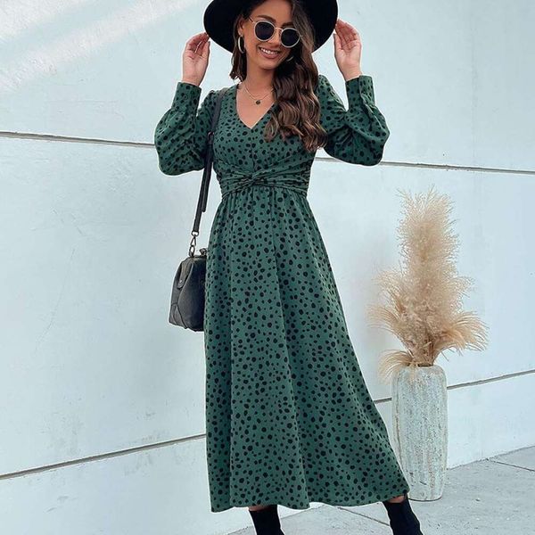 fashion womens green long sleeved leopard print dress, Black;gray 
fashion womens green long sleeved leopard print dress, Black;gray
