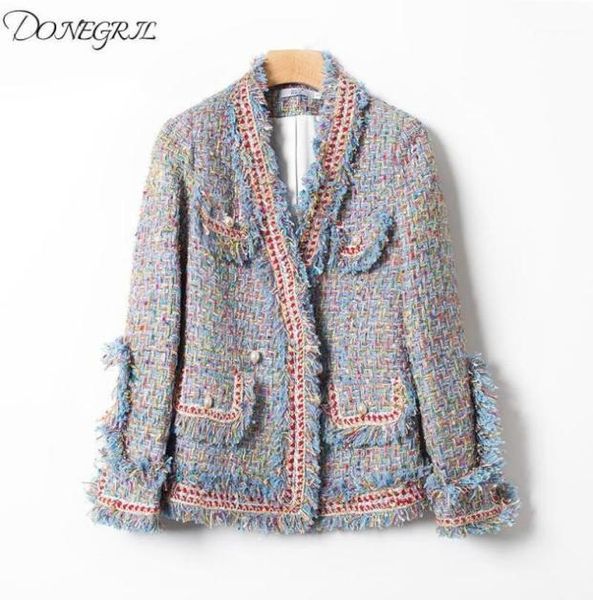 2020 autumn tweed jacket women vneck tweed coat pearl buttons slim elegant women jackets casaco feminine 2513885, Black;brown
2020 autumn tweed jacket women vneck tweed coat pearl buttons slim elegant women jackets casaco feminine 2513885, Black;brown