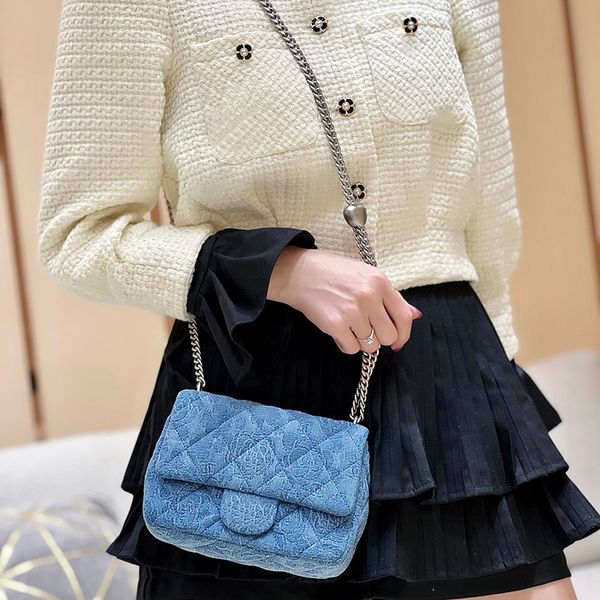 10a mirror quality designer bag denim women classic chain flap shoulder crossbody bag 20 cm luxury fashion handbag bags c047
10a mirror quality designer bag denim women classic chain flap shoulder crossbody bag 20 cm luxury fashion handbag bags c047