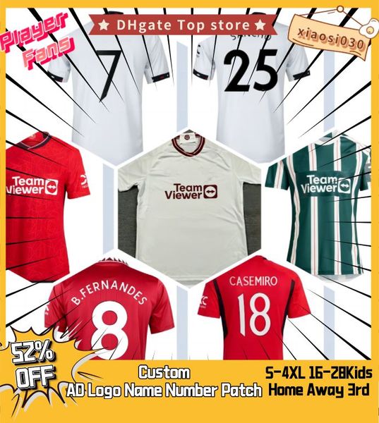 23 24 soccer jerseys man utd football shirt antony sancho rashford casemiro b.fernandes martinez jersey dhgate 4xl maillot men kids kit t sh, Black;yellow
23 24 soccer jerseys man utd football shirt antony sancho rashford casemiro b.fernandes martinez jersey dhgate 4xl maillot men kids kit t sh, Black;yellow