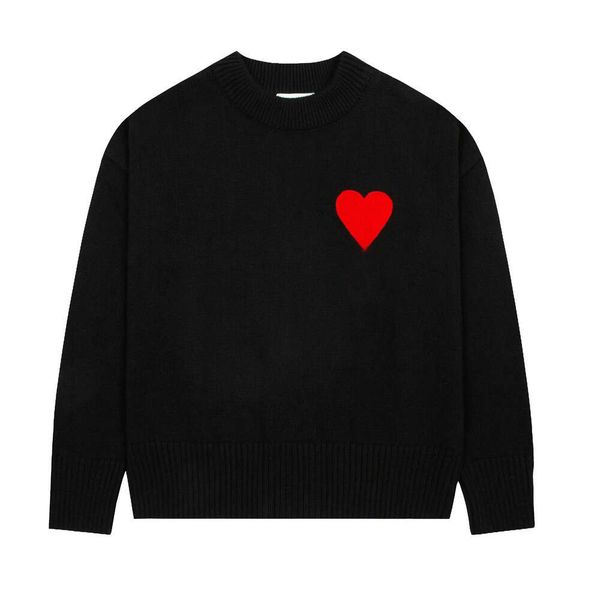 paris fashion mens designer amies knitted sweater embroidered red heart solid color big love round neck short sleeve a t-shirt for menn, White;black
paris fashion mens designer amies knitted sweater embroidered red heart solid color big love round neck short sleeve a t-shirt for menn, White;black