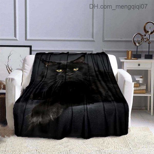 blankets swaddling black cat pattern flannel throwing blanket super soft comfortable lightweight pet children halloween decoration z230809
blankets swaddling black cat pattern flannel throwing blanket super soft comfortable lightweight pet children halloween decoration z230809