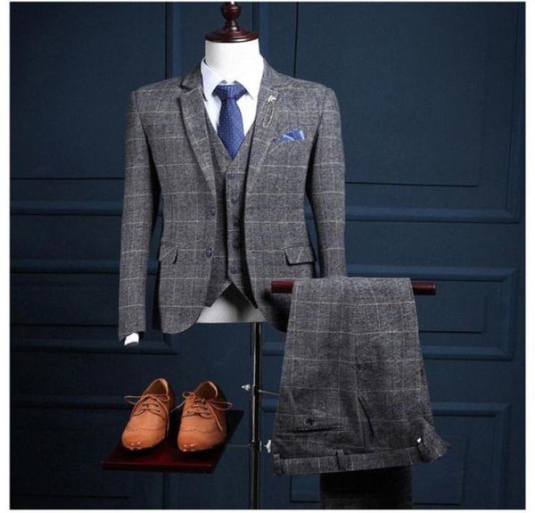 custom made new gray large plaid tr blend fabric exquisite slim men039s suit threepiece handcut coat pants ves283t4554308, White;black
custom made new gray large plaid tr blend fabric exquisite slim men039s suit threepiece handcut coat pants ves283t4554308, White;black