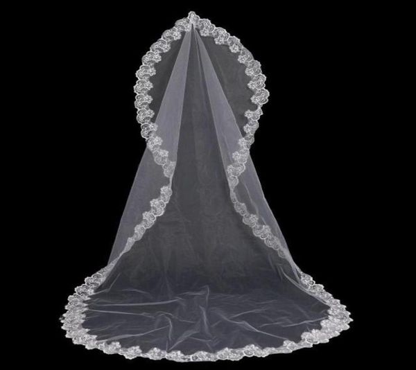 2015 selling bridal wedding veils one layer 3m white ivory bridal veils with lace appliques tulle wedding veil26661639774693, Black
2015 selling bridal wedding veils one layer 3m white ivory bridal veils with lace appliques tulle wedding veil26661639774693, Black