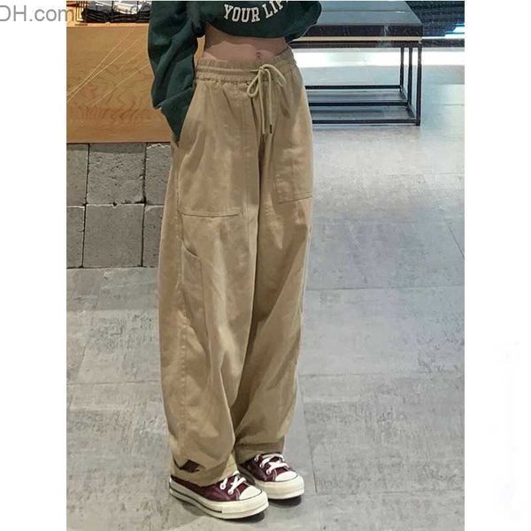 women's pants capris retro fashion khaki cargo pants bag street fit harajuku solid high waist wide leg pants women's casual trouse, Black;white
women's pants capris retro fashion khaki cargo pants bag street fit harajuku solid high waist wide leg pants women's casual trouse, Black;white