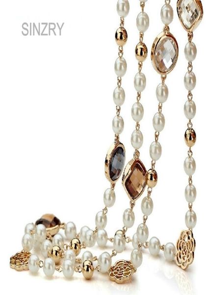 sinzry cubic zircon rose flower simulated pearl long for women sweater winter necklace christmas gift6387902, Silver
sinzry cubic zircon rose flower simulated pearl long for women sweater winter necklace christmas gift6387902, Silver