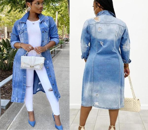 autumn winter women coat long trench denim jacket new turn down full sleeves singlebreaded pocket outwear jean coats female light3396313, Black;brown
autumn winter women coat long trench denim jacket new turn down full sleeves singlebreaded pocket outwear jean coats female light3396313, Black;brown