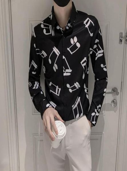 men039s casual shirts 2021 autumn longsleeved slim musical note printed shirt fashion streetwear social party men clothing4897492, White;black
men039s casual shirts 2021 autumn longsleeved slim musical note printed shirt fashion streetwear social party men clothing4897492, White;black
