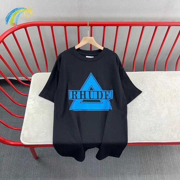 blue triangle printing rhude t shirt men women 1 1 cotton black white rhude tee streetwear short sleeve, White;black
blue triangle printing rhude t shirt men women 1 1 cotton black white rhude tee streetwear short sleeve, White;black