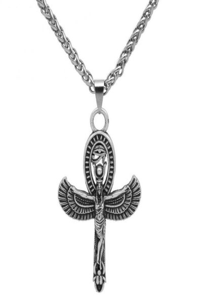 pendant necklaces vintage ancient egyptian wing goddess eye of horus ankh trend amulet7588362, Silver
pendant necklaces vintage ancient egyptian wing goddess eye of horus ankh trend amulet7588362, Silver