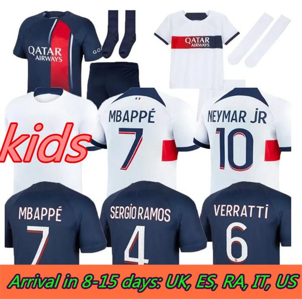 23 24 kids soccer jerseys player 30 10 mbappe 7 hakimi sergio ramos wijnaldum maillots psgs kit uniform enfants maillot de foot, Black
23 24 kids soccer jerseys player 30 10 mbappe 7 hakimi sergio ramos wijnaldum maillots psgs kit uniform enfants maillot de foot, Black
