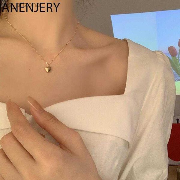 anenjery couple heart necklace simple pendant necklace for women love jewelry gift wholesale l230620, Silver
anenjery couple heart necklace simple pendant necklace for women love jewelry gift wholesale l230620, Silver