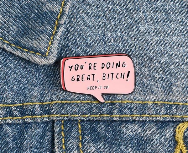 you are doing great cute funny enamel brooches pins for women christmas demin shirt decor brooch pin metal kawaii badge fashion je6490810, Gray
you are doing great cute funny enamel brooches pins for women christmas demin shirt decor brooch pin metal kawaii badge fashion je6490810, Gray