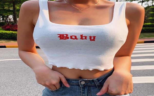 women ruffled stretchfitting slim ribbed tank lettering printed umbilical narrow shoulder thread vest summer7780816, Black;blue
women ruffled stretchfitting slim ribbed tank lettering printed umbilical narrow shoulder thread vest summer7780816, Black;blue