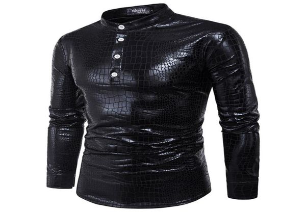 helisopus fashion punk men039s shirts elastic metallic shiny shirt long sleeve slim fit motobiker style pvc leather shirts men2162967, White;black
helisopus fashion punk men039s shirts elastic metallic shiny shirt long sleeve slim fit motobiker style pvc leather shirts men2162967, White;black