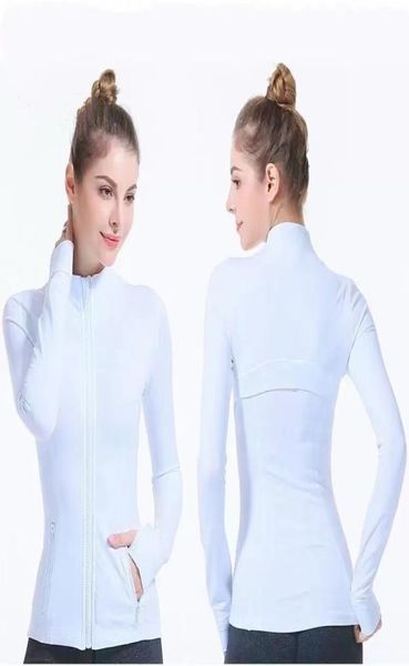 2021 autumn winter new zipper jacket quickdrying yoga outfits longsleeve thumb hole training running jackets women slim fitness 3059779, White;red
2021 autumn winter new zipper jacket quickdrying yoga outfits longsleeve thumb hole training running jackets women slim fitness 3059779, White;red