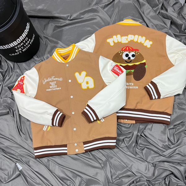 men's jackets human made vandy the pink pingti hamburg baseball jacket clothing pu leather coats winter japanese brand motorcycle 23080, Black;brown
men's jackets human made vandy the pink pingti hamburg baseball jacket clothing pu leather coats winter japanese brand motorcycle 23080, Black;brown