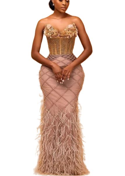 2023 aso ebi champagne mermaid prom dress beaded feather evening formal party second reception birthday engagement gowns dresses robe de soi, Black
2023 aso ebi champagne mermaid prom dress beaded feather evening formal party second reception birthday engagement gowns dresses robe de soi, Black