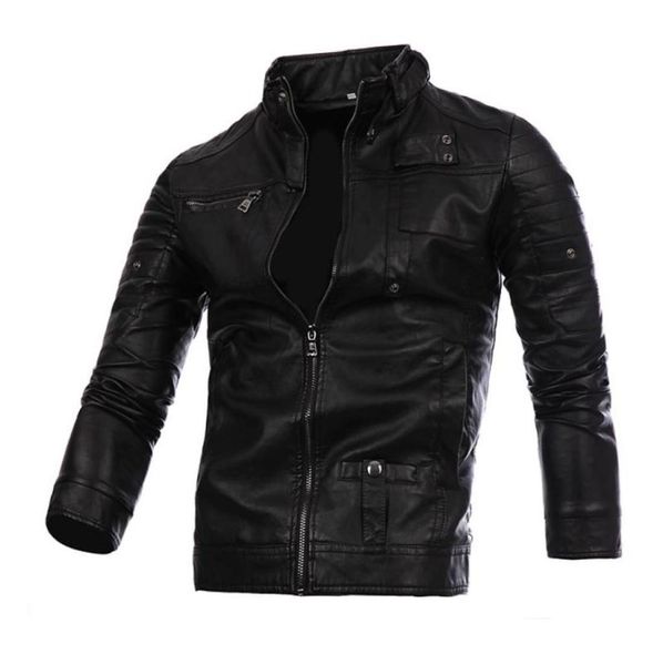 fashion men039s winter leather jackets men pu stand collar slim fit lether motorcycle zipper casual jackets1870308, Black
fashion men039s winter leather jackets men pu stand collar slim fit lether motorcycle zipper casual jackets1870308, Black