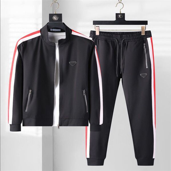 men's new autumn fashion embroidered craft coat men's and women's trousers two-piece set t6d1302, Black;brown
men's new autumn fashion embroidered craft coat men's and women's trousers two-piece set t6d1302, Black;brown