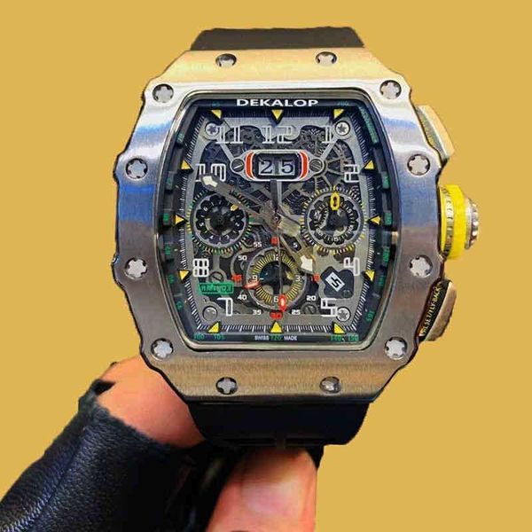 luxury mens mechanics watch richa rm wristwatch richard's same men's large dial wine barrel mill fully automatic mechanical miller
luxury mens mechanics watch richa rm wristwatch richard's same men's large dial wine barrel mill fully automatic mechanical miller