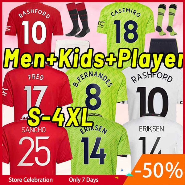 fans player version 22 23 sancho soccer jerseys b.fernandes man rashford football shirt 2022 2023 eriksen manchester shaw utd full kit kid m, White;black
fans player version 22 23 sancho soccer jerseys b.fernandes man rashford football shirt 2022 2023 eriksen manchester shaw utd full kit kid m, White;black