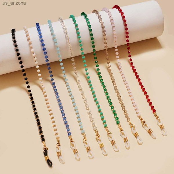 new fashion reading glasses chain crystal bead eyeglass sunglasses lanyard cord neck strap string mask chain eyewear straps l230620, Silver
new fashion reading glasses chain crystal bead eyeglass sunglasses lanyard cord neck strap string mask chain eyewear straps l230620, Silver