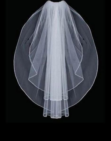 silver opaque designer beaded edge wedding veil 045012349790076 
silver opaque designer beaded edge wedding veil 045012349790076