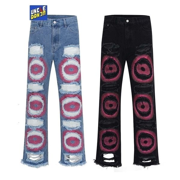mens jeans circle embroidery ripped distressed damaged hombre hip hop men y2k mens baggy 230808, Blue
mens jeans circle embroidery ripped distressed damaged hombre hip hop men y2k mens baggy 230808, Blue