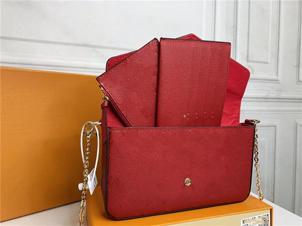 3 pieces evening bags with box and serial number famous designer lsv handbags women shoulder crossbody wallet phone bag presbyopic mini mess, Red;black
3 pieces evening bags with box and serial number famous designer lsv handbags women shoulder crossbody wallet phone bag presbyopic mini mess, Red;black