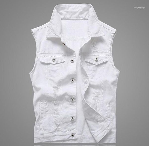 men039s vests hole denim waistcoat men white jeans vest solid rock for fashions summer sleeveless jacket 5xl punk biker ripped19197080, Black;white
men039s vests hole denim waistcoat men white jeans vest solid rock for fashions summer sleeveless jacket 5xl punk biker ripped19197080, Black;white