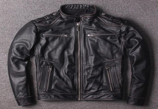 2018 affliction geuine leather jackets edged vintage stamped criss back stand collar men motorcycle jacket9636312, Black
2018 affliction geuine leather jackets edged vintage stamped criss back stand collar men motorcycle jacket9636312, Black