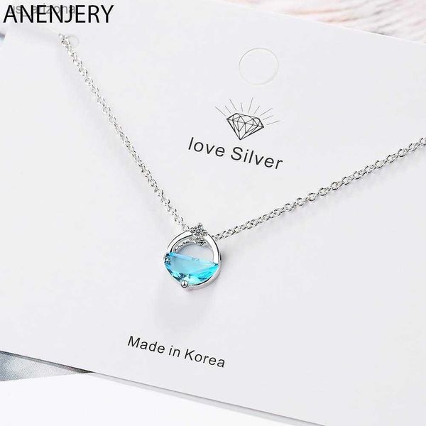 anenjery silver color round circle blue clear zircon with water spring shaped pendant necklace jewelry for women s-n383 l230620
anenjery silver color round circle blue clear zircon with water spring shaped pendant necklace jewelry for women s-n383 l230620