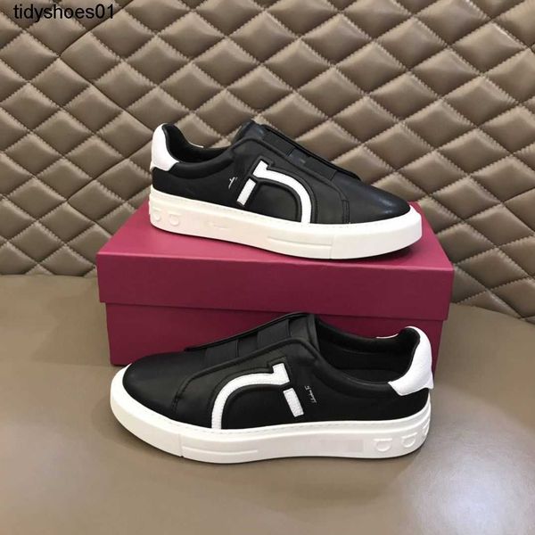 new feragamos genuine leather sports board shoes for men's leisure versatile little white shoes tide step on lazy men's shoes tide, Black
new feragamos genuine leather sports board shoes for men's leisure versatile little white shoes tide step on lazy men's shoes tide, Black