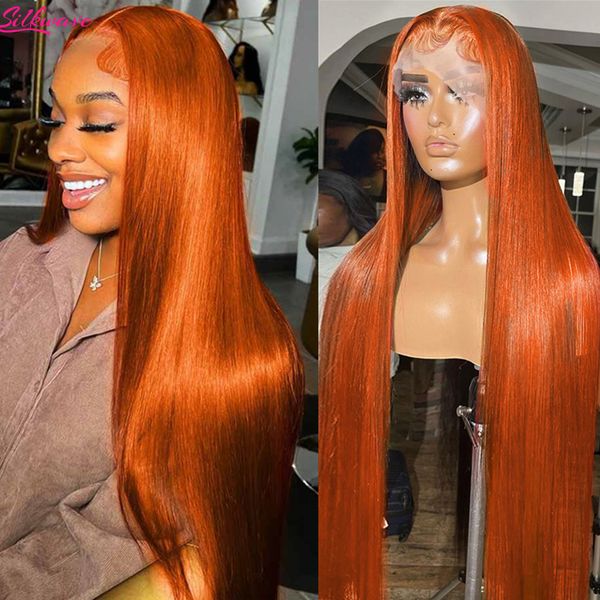 36 Inch Orange Ginger Lace Front Wigs Human Hair for Women Straight 13x4 13x6 Hd Lace Frontal Wig Colored Pre Plucked Brazilian, Auburn
36 Inch Orange Ginger Lace Front Wigs Human Hair for Women Straight 13x4 13x6 Hd Lace Frontal Wig Colored Pre Plucked Brazilian, Auburn