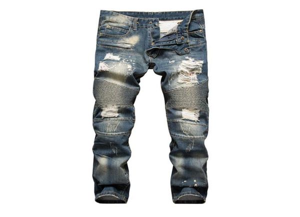 fashion new men jeans cool mens distressed ripped jeans fashion designer straight motorcycle biker jeans causal denim pants street7209543, Blue
fashion new men jeans cool mens distressed ripped jeans fashion designer straight motorcycle biker jeans causal denim pants street7209543, Blue