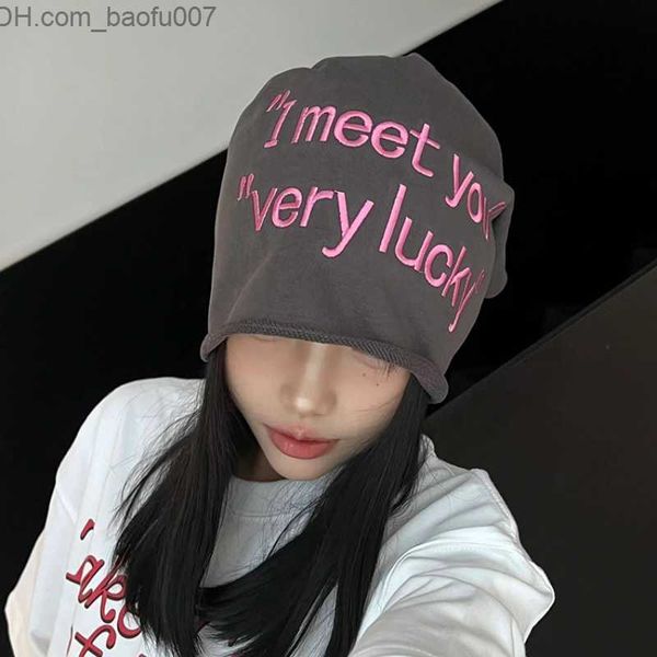 beanie/skull caps ins pullover knitted hat spring/summer edition vintage stacked hat fashion letter embroidery curly warm bean z230809, Blue;gray
beanie/skull caps ins pullover knitted hat spring/summer edition vintage stacked hat fashion letter embroidery curly warm bean z230809, Blue;gray