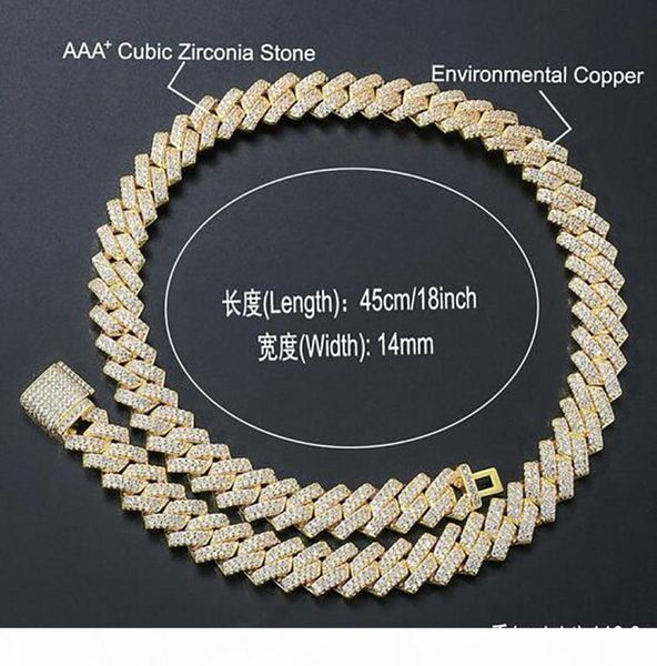14mm iced cuban link prong chain necklace 14k white gold plated 2 row diamond cubic zirconia jewelry 16inch24inch cuban chain6819334, Silver
14mm iced cuban link prong chain necklace 14k white gold plated 2 row diamond cubic zirconia jewelry 16inch24inch cuban chain6819334, Silver