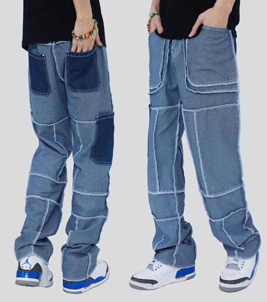 casual denim trousers men and women frayed straight hip hop baggy jeans pants oversize8487606, Blue
casual denim trousers men and women frayed straight hip hop baggy jeans pants oversize8487606, Blue