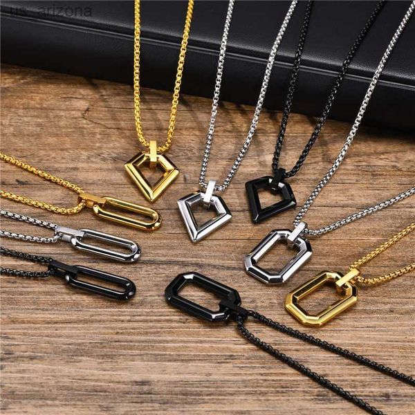 modyle simple geometric necklaces for men boys punk vintage stainless steel hollow square polygon pendant necklace jewelry gifts l230620, Silver
modyle simple geometric necklaces for men boys punk vintage stainless steel hollow square polygon pendant necklace jewelry gifts l230620, Silver