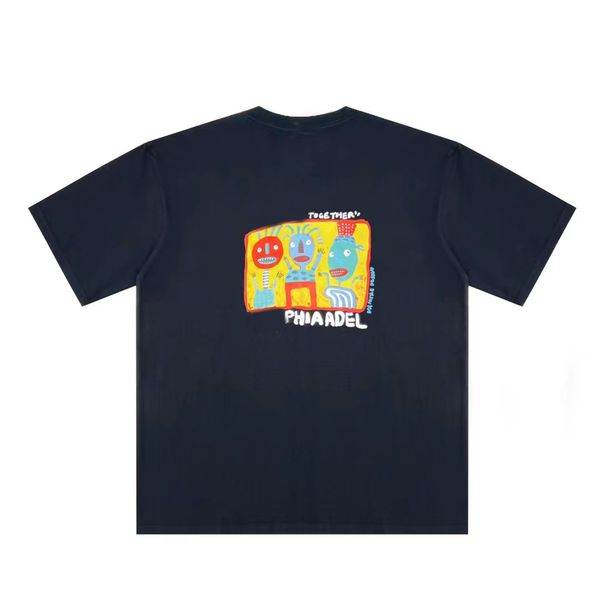 2023 street short-sleeved t-shirt men's tide cartoon printing loose big size half-sleeve couple hip-hop five-minute sleeve 6666, White;black
2023 street short-sleeved t-shirt men's tide cartoon printing loose big size half-sleeve couple hip-hop five-minute sleeve 6666, White;black